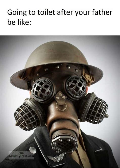 funny gas mask pictures